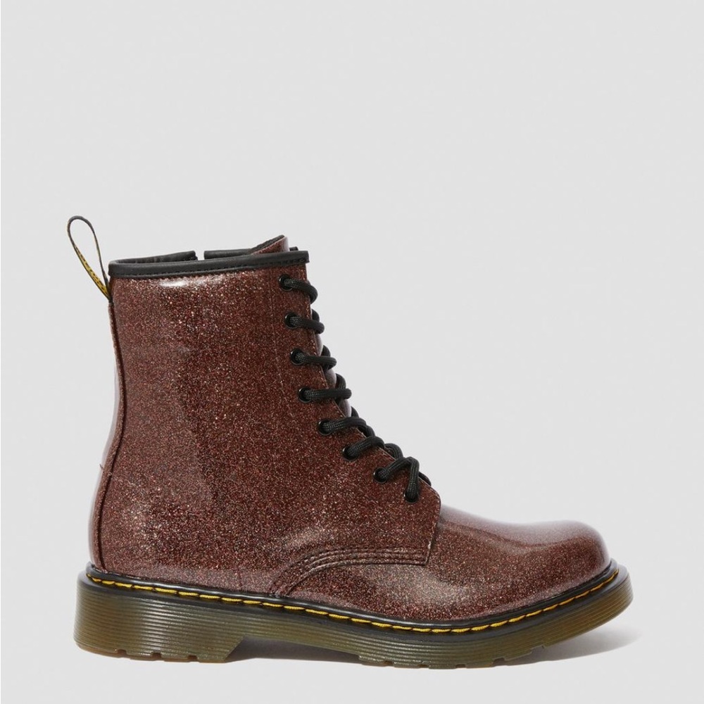 Dr. Martens Kids Glitter Boots - Brown